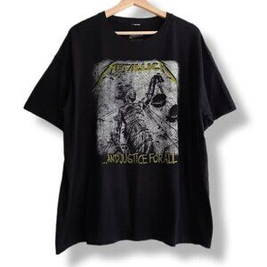 METALLICA | and Justice for All by Bravado Crewneck T-Shirt Band Tee Sz XL